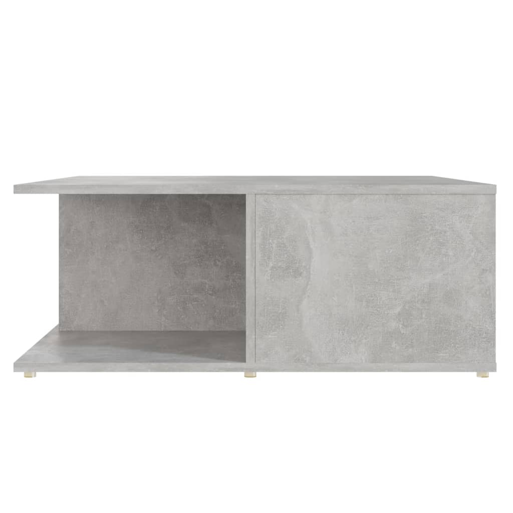 vidaXL Măsuță de cafea, gri, 80x80x31 cm, lemn prelucrat vidaXL Măsuță de cafea, gri, 80x80x31 cm, lemn prelucrat