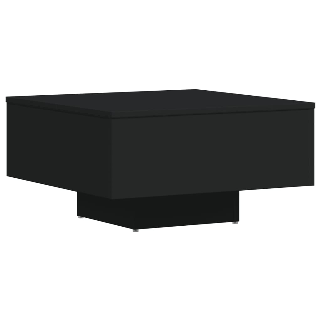 vidaXL Măsuță de cafea, negru, 60x60x31,5 cm, lemn prelucrat vidaXL Măsuță de cafea, negru, 60x60x31,5 cm, lemn prelucrat
