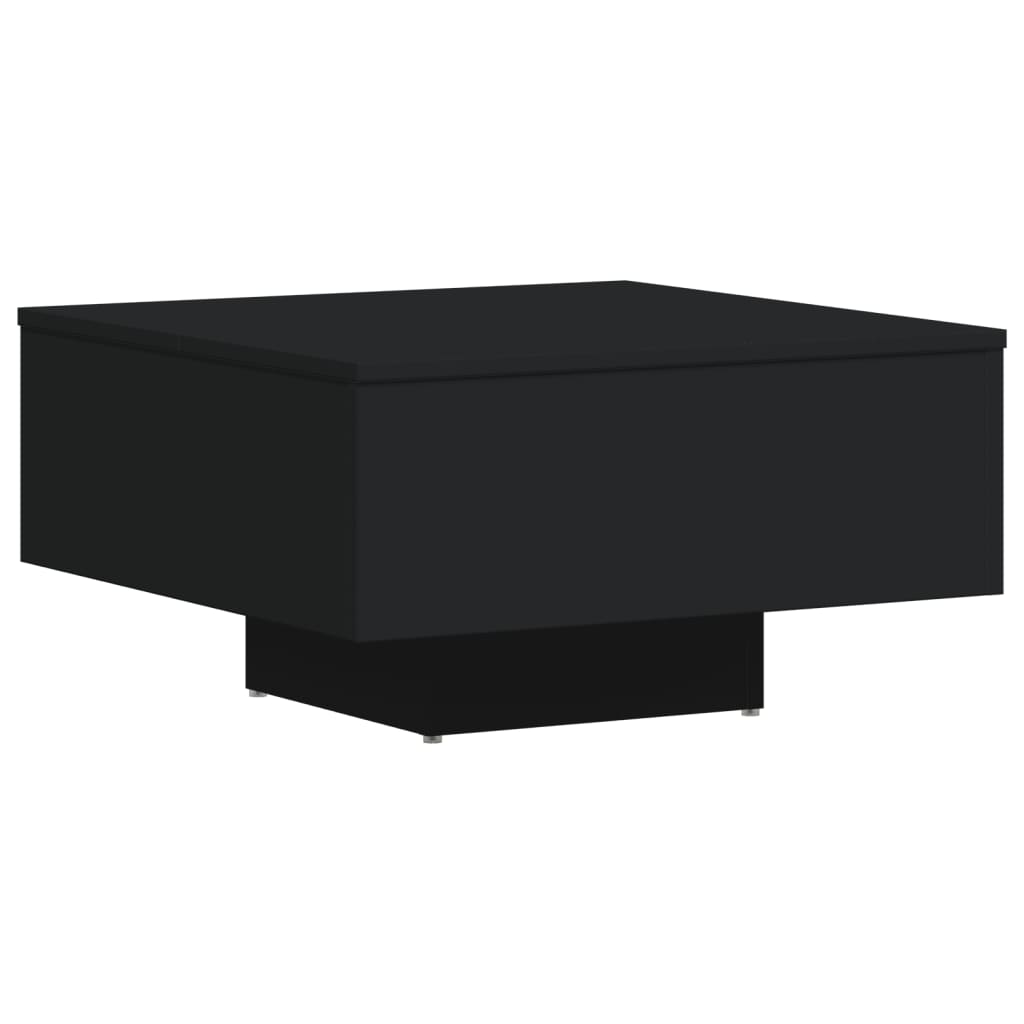 vidaXL Măsuță de cafea, negru, 60x60x31,5 cm, lemn prelucrat vidaXL Măsuță de cafea, negru, 60x60x31,5 cm, lemn prelucrat