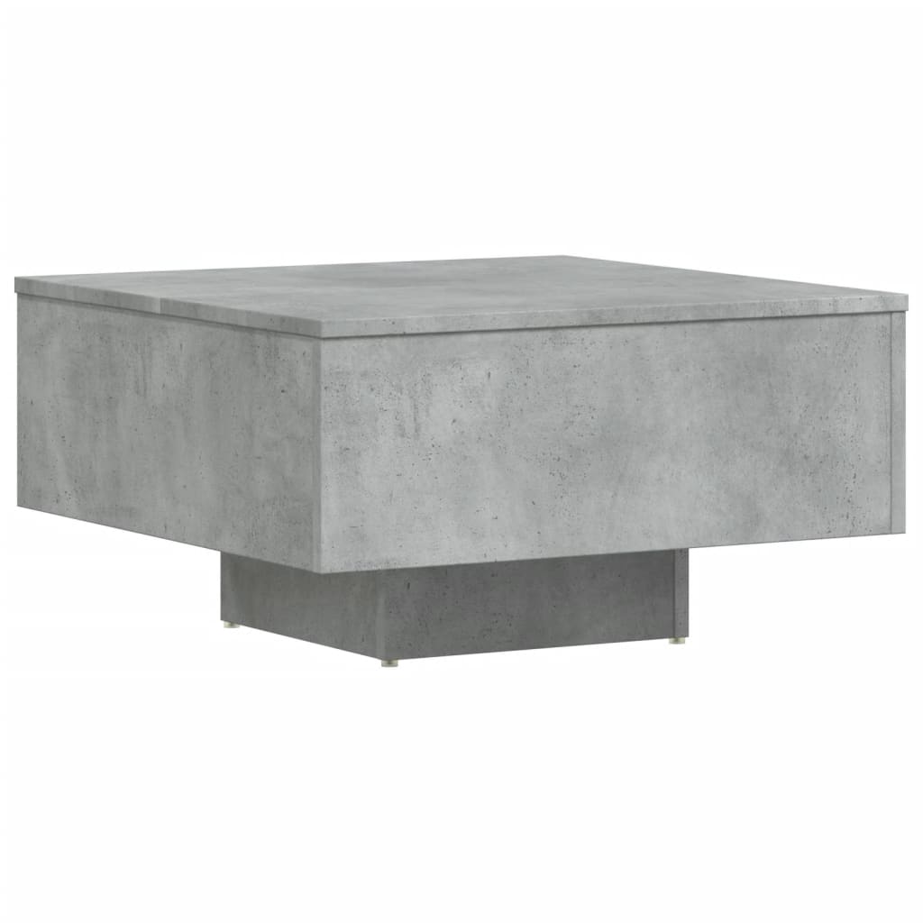 vidaXL Măsuță de cafea, gri beton, 60x60x31,5 cm, lemn prelucrat vidaXL Măsuță de cafea, gri beton, 60x60x31,5 cm, lemn prelucrat