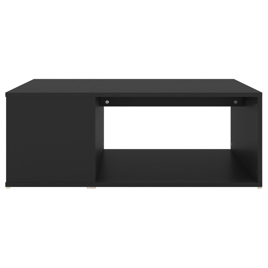 vidaXL Măsuță de cafea, negru , 90x67x33 cm, lemn prelucrat vidaXL Măsuță de cafea, negru , 90x67x33 cm, lemn prelucrat