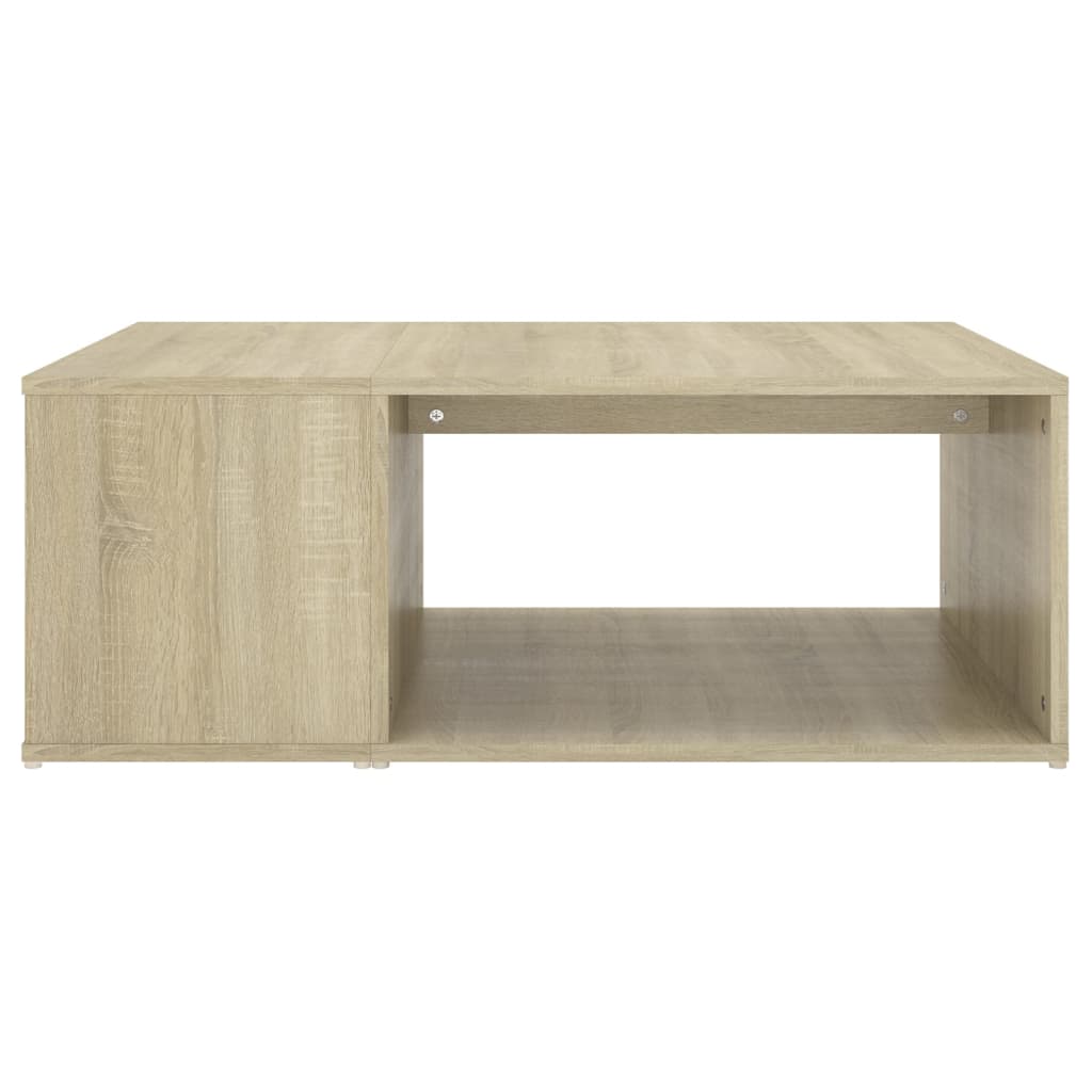 vidaXL Măsuță de cafea alb și stejar Sonoma 90x67x33 cm lemn prelucrat vidaXL Măsuță de cafea alb și stejar Sonoma 90x67x33 cm lemn prelucrat