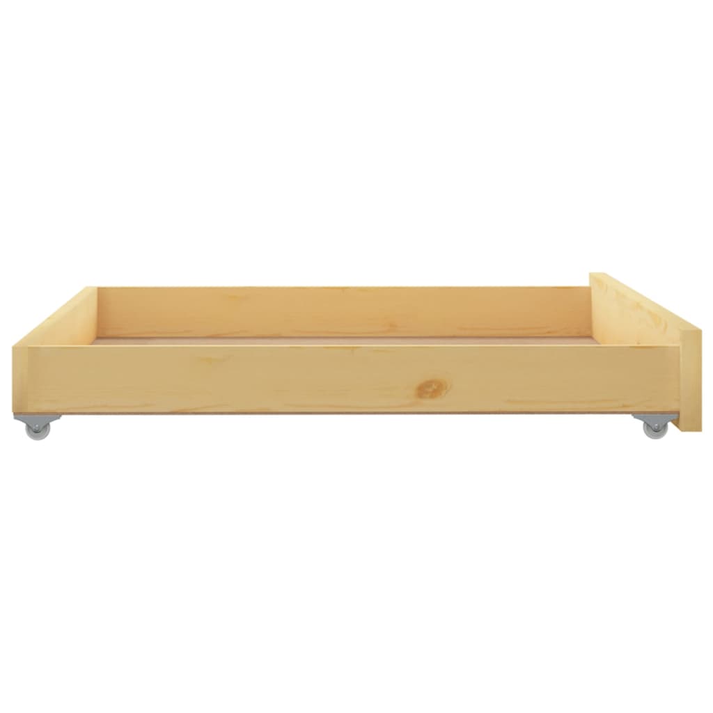 vidaXL Sertare pentru pat de zi, 2 buc., lemn masiv de pin vidaXL Sertare pentru pat de zi, 2 buc., lemn masiv de pin