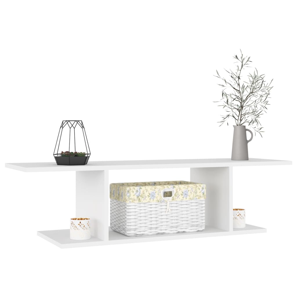 vidaXL Dulap TV montaj pe perete, alb, 103x30x26,5 cm