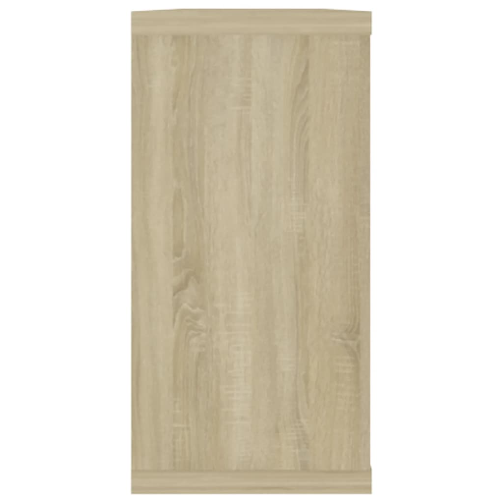 vidaXL Rafturi de perete cub, 4 buc., stejar sonoma, 100x15x30 cm, PAL