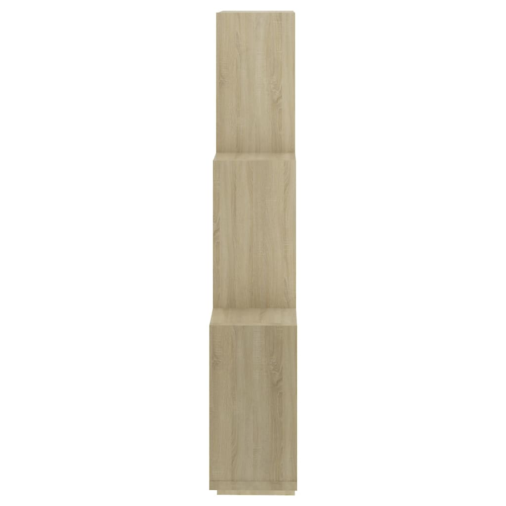 vidaXL Raft de perete cub, stejar Sonoma, 78x15x93 cm, PAL vidaXL Raft de perete cub, stejar Sonoma, 78x15x93 cm, PAL