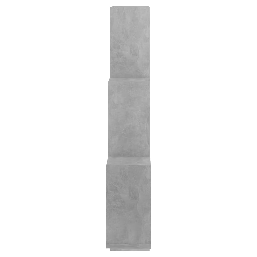 vidaXL Raft de perete cub, gri beton, 78x15x93 cm, PAL vidaXL Raft de perete cub, gri beton, 78x15x93 cm, PAL