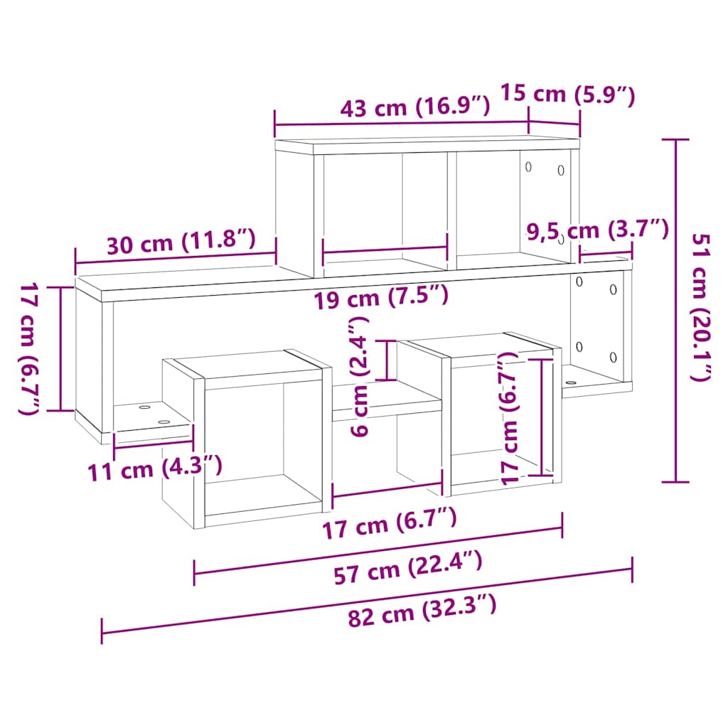 vidaXL Raft de perete în formă de mașină alb 82x15x51cm lemn prelucrat