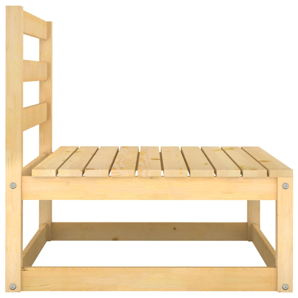 vidaXL Set mobilier de grădină cu perne, 2 piese, lemn masiv de pin vidaXL Set mobilier de grădină cu perne, 2 piese, lemn masiv de pin