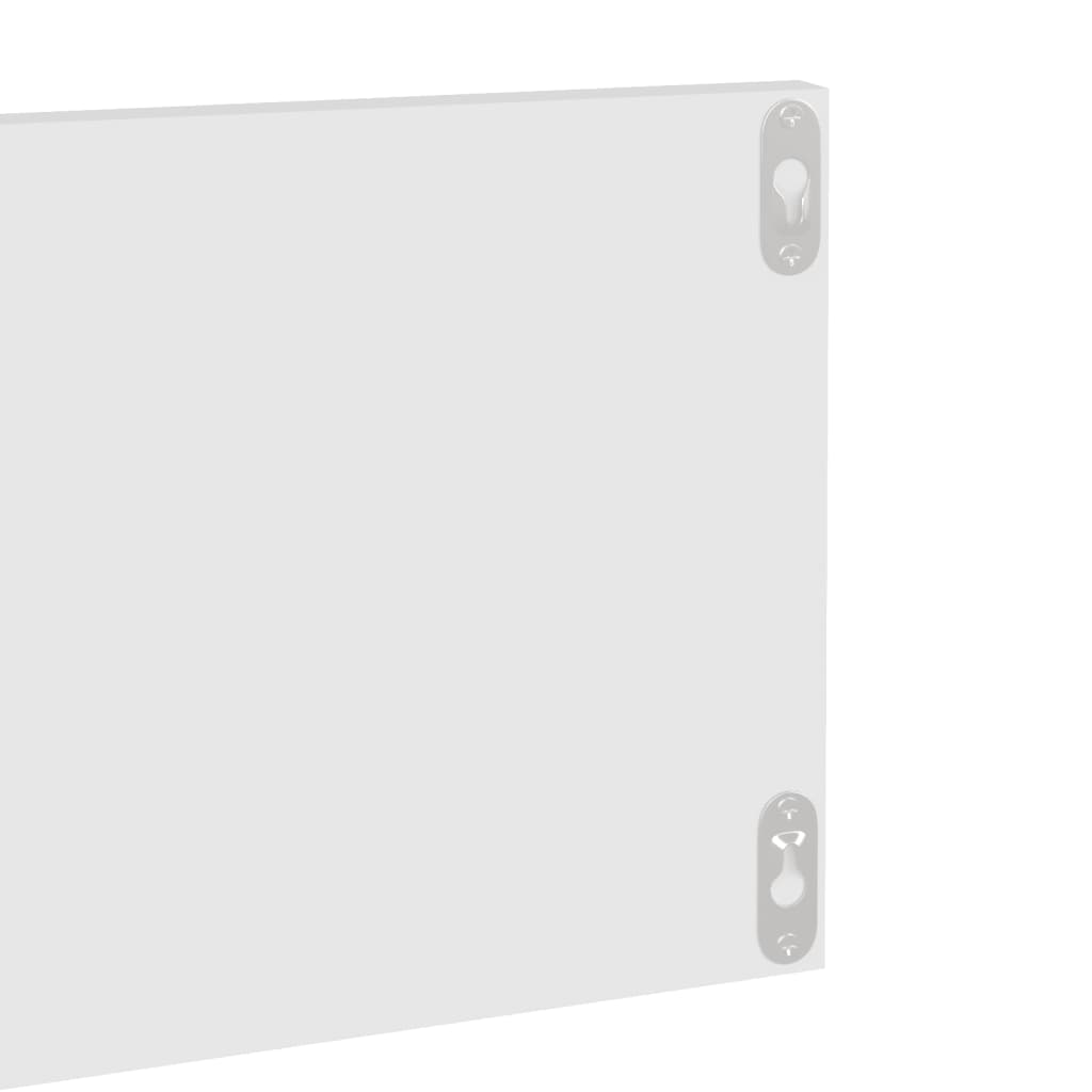 vidaXL Rafturi de perete, 2 buc., alb, 80x11,5x18 cm, PAL vidaXL Rafturi de perete, 2 buc., alb, 80x11,5x18 cm, PAL