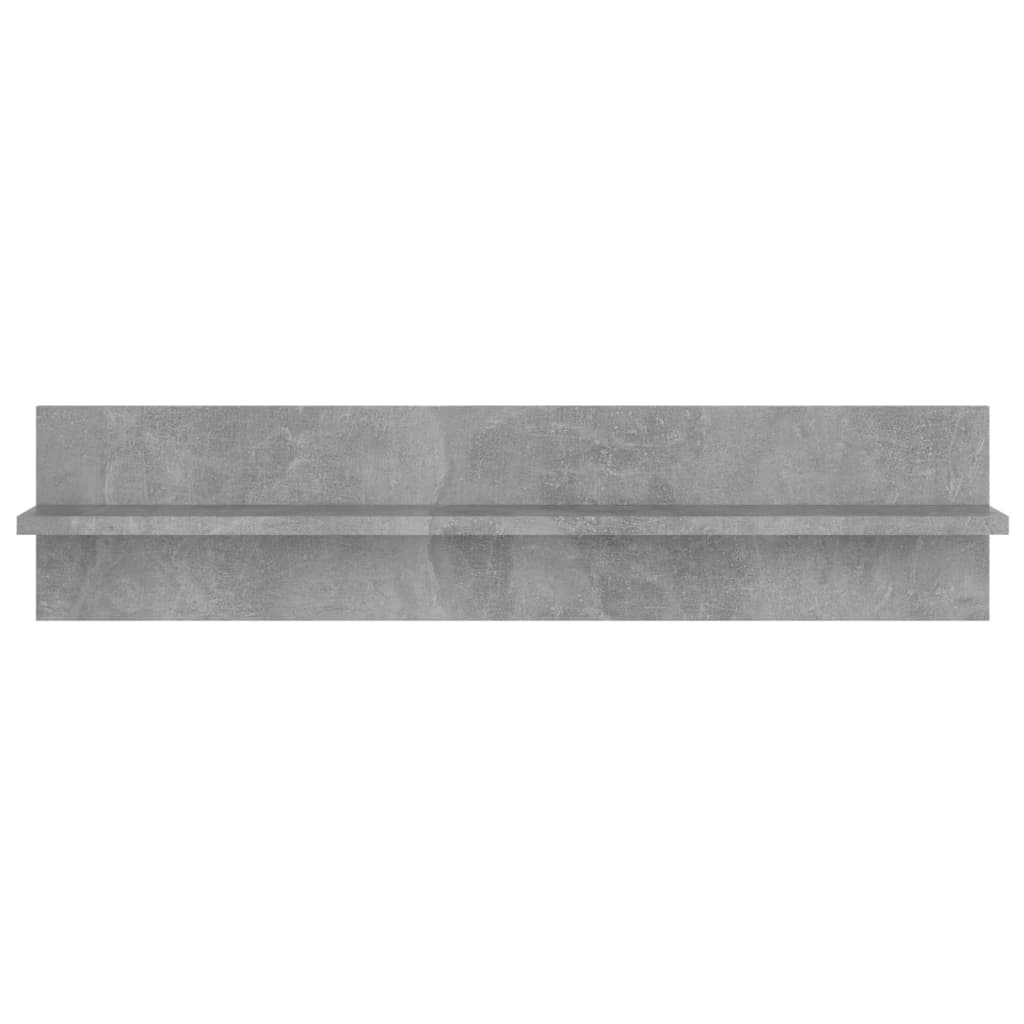 vidaXL Rafturi de perete 2 buc. gri beton 80x11,5x18 cm lemn prelucrat vidaXL Rafturi de perete 2 buc. gri beton 80x11,5x18 cm lemn prelucrat