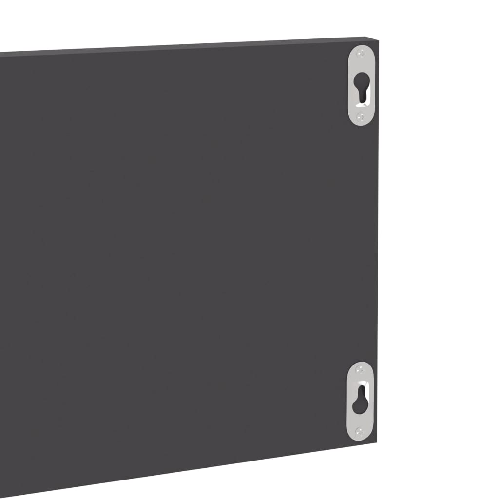 vidaXL Rafturi de perete 4 buc. gri extralucios 80x11,5x18 cm PAL vidaXL Rafturi de perete 4 buc. gri extralucios 80x11,5x18 cm PAL