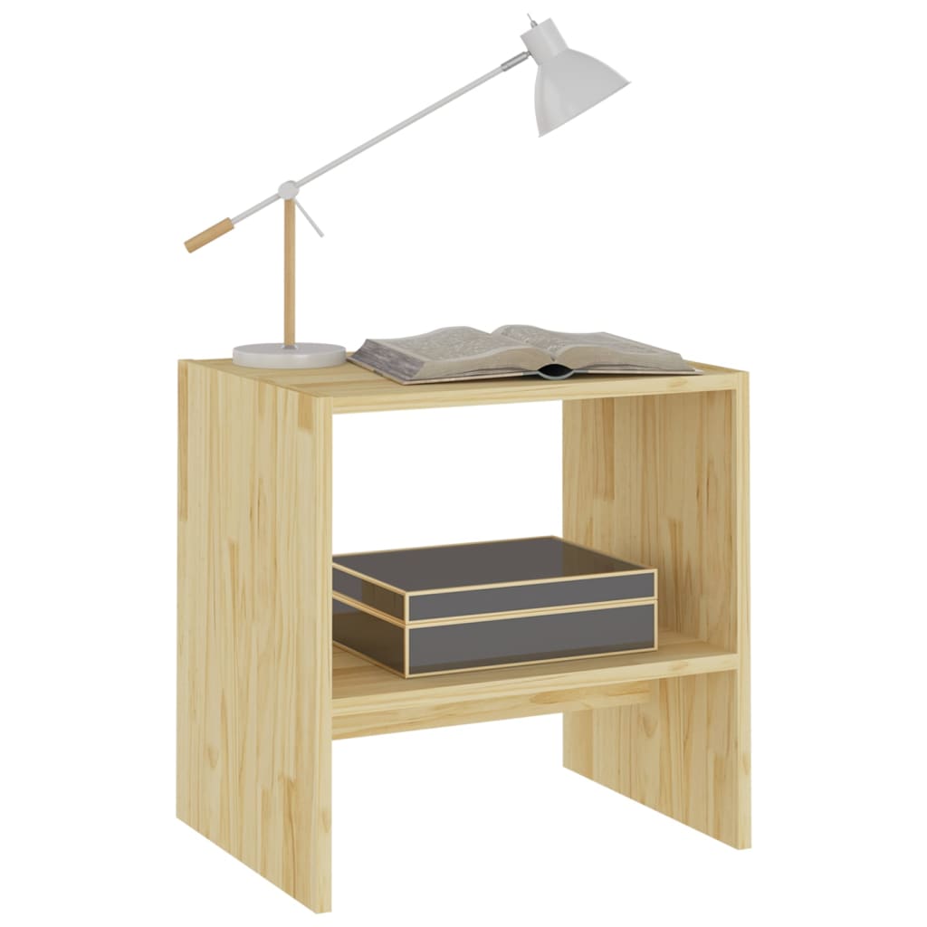 vidaXL Noptiere, 2 buc., 40x30,5x40 cm, lemn masiv de pin