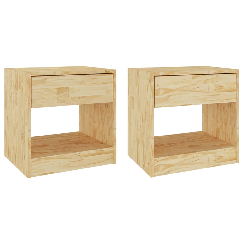 vidaXL Noptiere, 2 buc., 40x31x40 cm, lemn masiv de pin