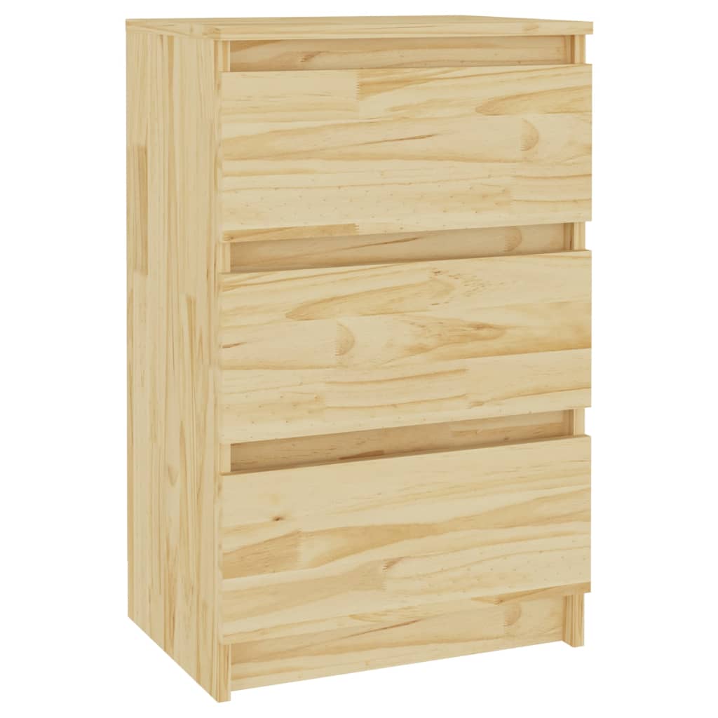 vidaXL Noptieră, 40x29,5x64 cm, lemn masiv de pin vidaXL Noptieră, 40x29,5x64 cm, lemn masiv de pin