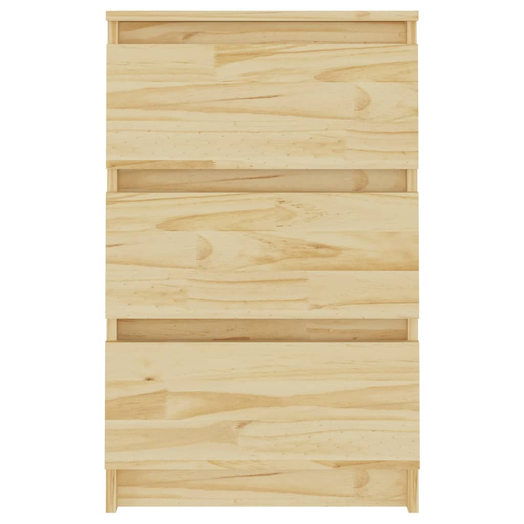 vidaXL Noptiere, 2 buc., 40x29,5x64 cm, lemn masiv de pin