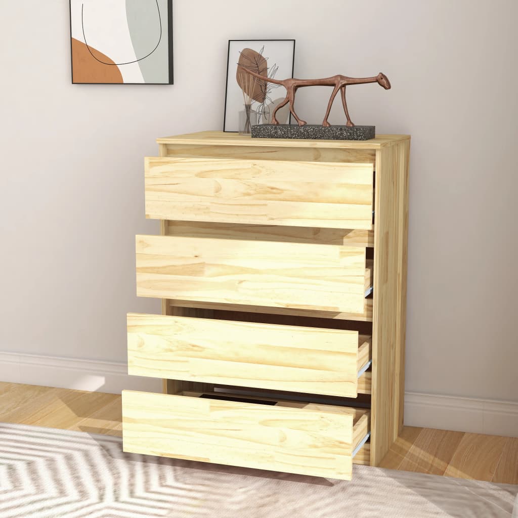 vidaXL Dulap lateral, 60x36x84 cm, lemn masiv de pin