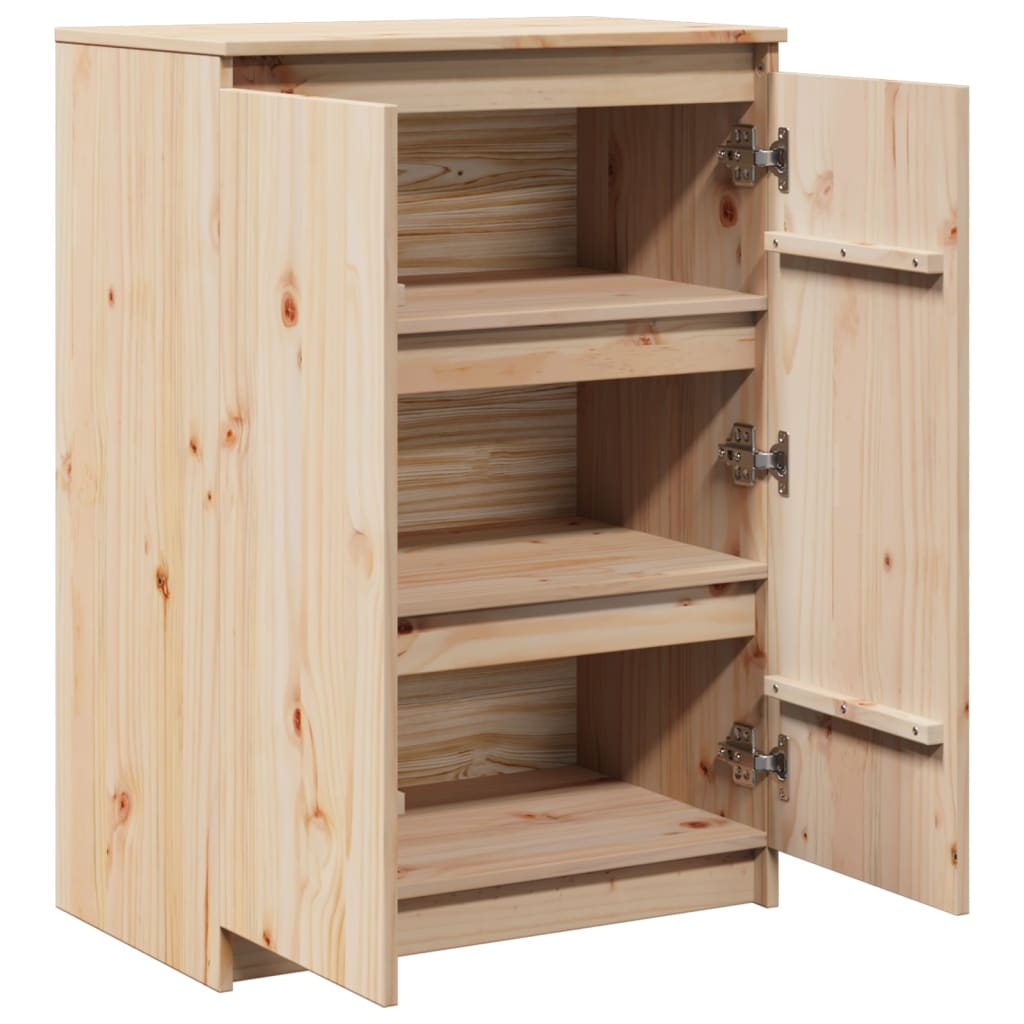 vidaXL Dulap lateral, 60x36x84 cm, lemn masiv de pin