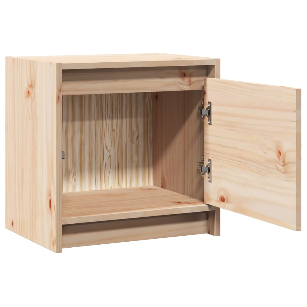 vidaXL Noptiere, 2 buc., 40x30,5x40 cm, lemn masiv de pin