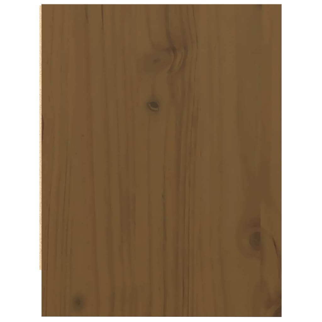 vidaXL Noptiere, 2 buc., maro miere, 40x30,5x40 cm, lemn masiv de pin vidaXL Noptiere, 2 buc., maro miere, 40x30,5x40 cm, lemn masiv de pin