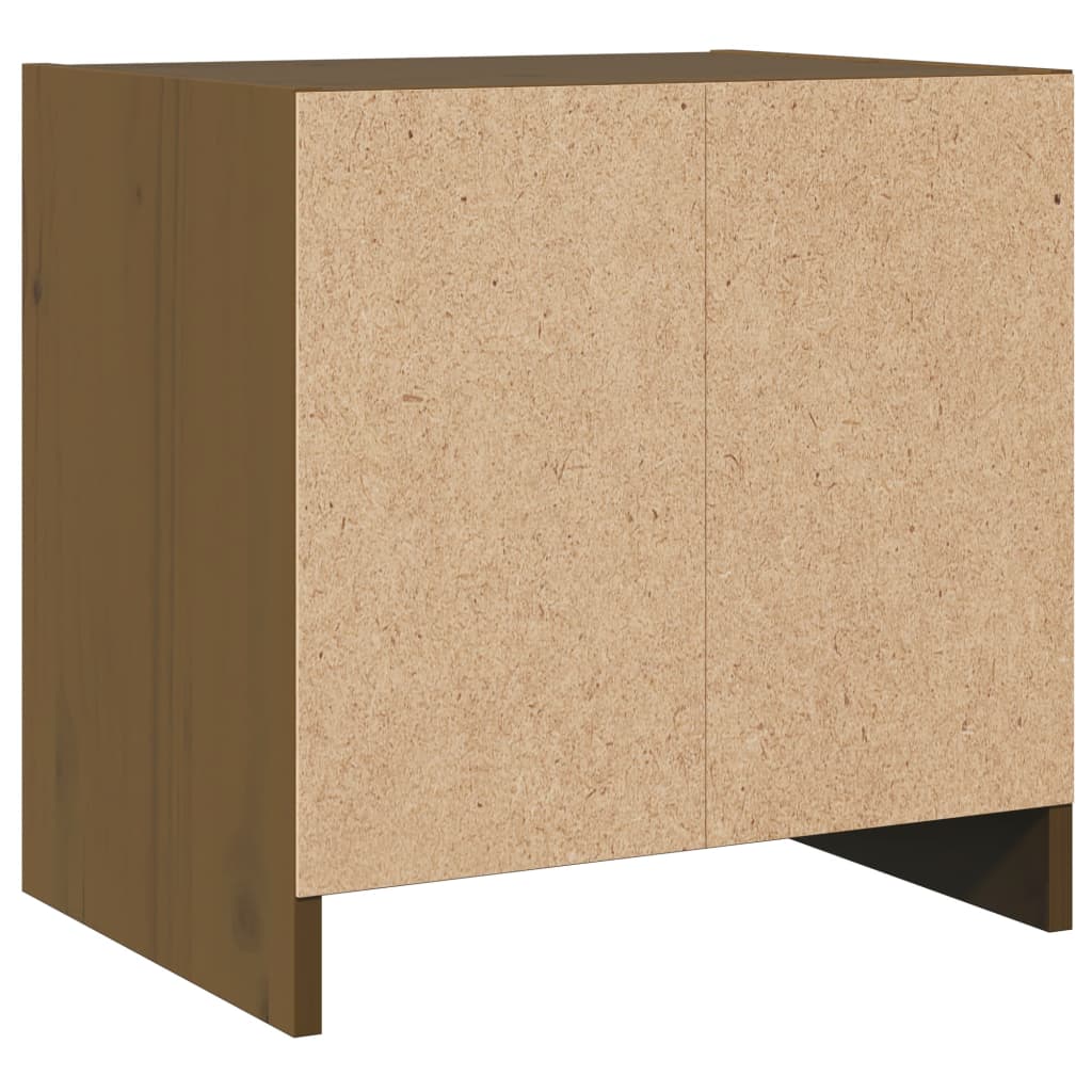 vidaXL Noptiere, 2 buc., maro miere, 40x30,5x40 cm, lemn masiv de pin vidaXL Noptiere, 2 buc., maro miere, 40x30,5x40 cm, lemn masiv de pin