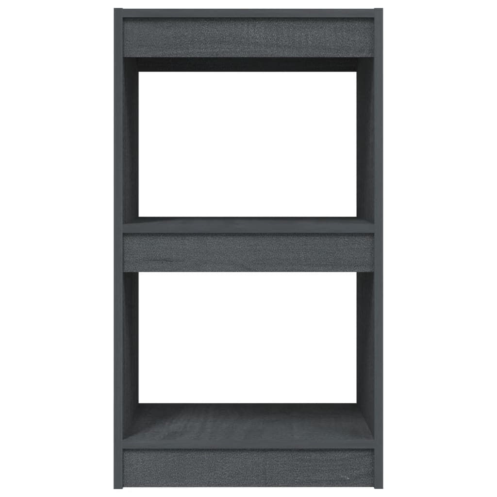 vidaXL Bibliotecă, gri, 40x30x71,5 cm, lemn masiv de pin vidaXL Bibliotecă, gri, 40x30x71,5 cm, lemn masiv de pin