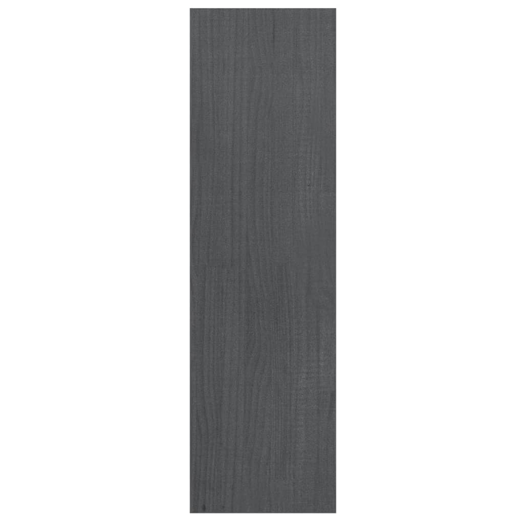 vidaXL Bibliotecă/Separator cameră gri 40x30x103,5 cm lemn masiv pin
