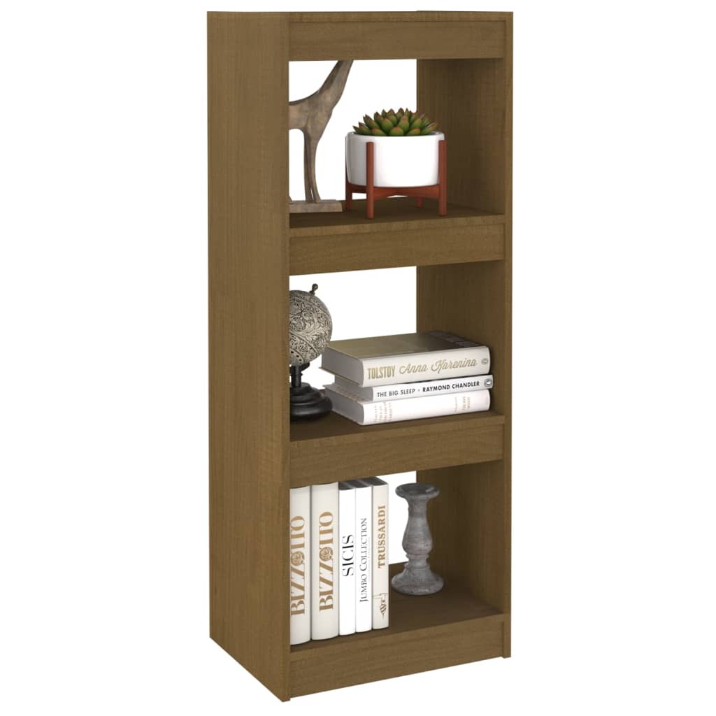 vidaXL Bibliotecă/Separator cameră maro miere 40x30x103,5 cm lemn pin