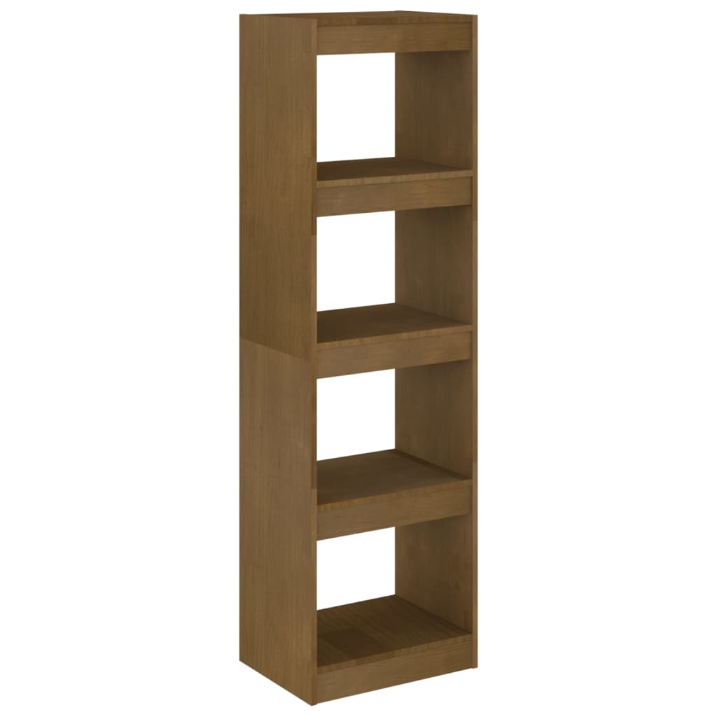 vidaXL Bibliotecă/Separator cameră, maro miere 40x30x135,5 cm lemn pin vidaXL Bibliotecă/Separator cameră, maro miere 40x30x135,5 cm lemn pin
