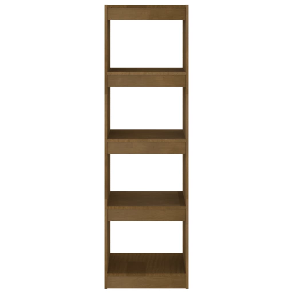 vidaXL Bibliotecă/Separator cameră, maro miere 40x30x135,5 cm lemn pin vidaXL Bibliotecă/Separator cameră, maro miere 40x30x135,5 cm lemn pin