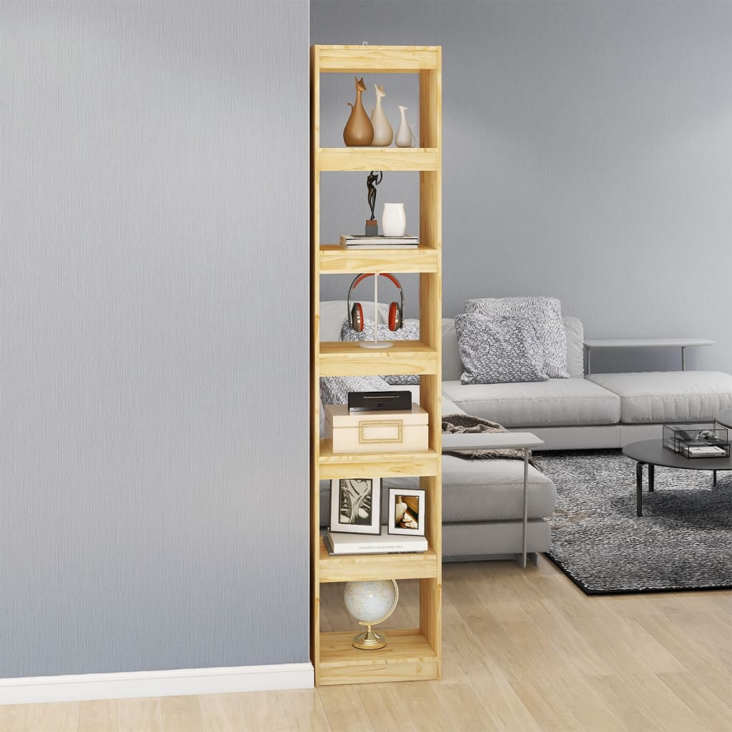 vidaXL Bibliotecă/Separator cameră, 40x30x199 cm, lemn masiv pin