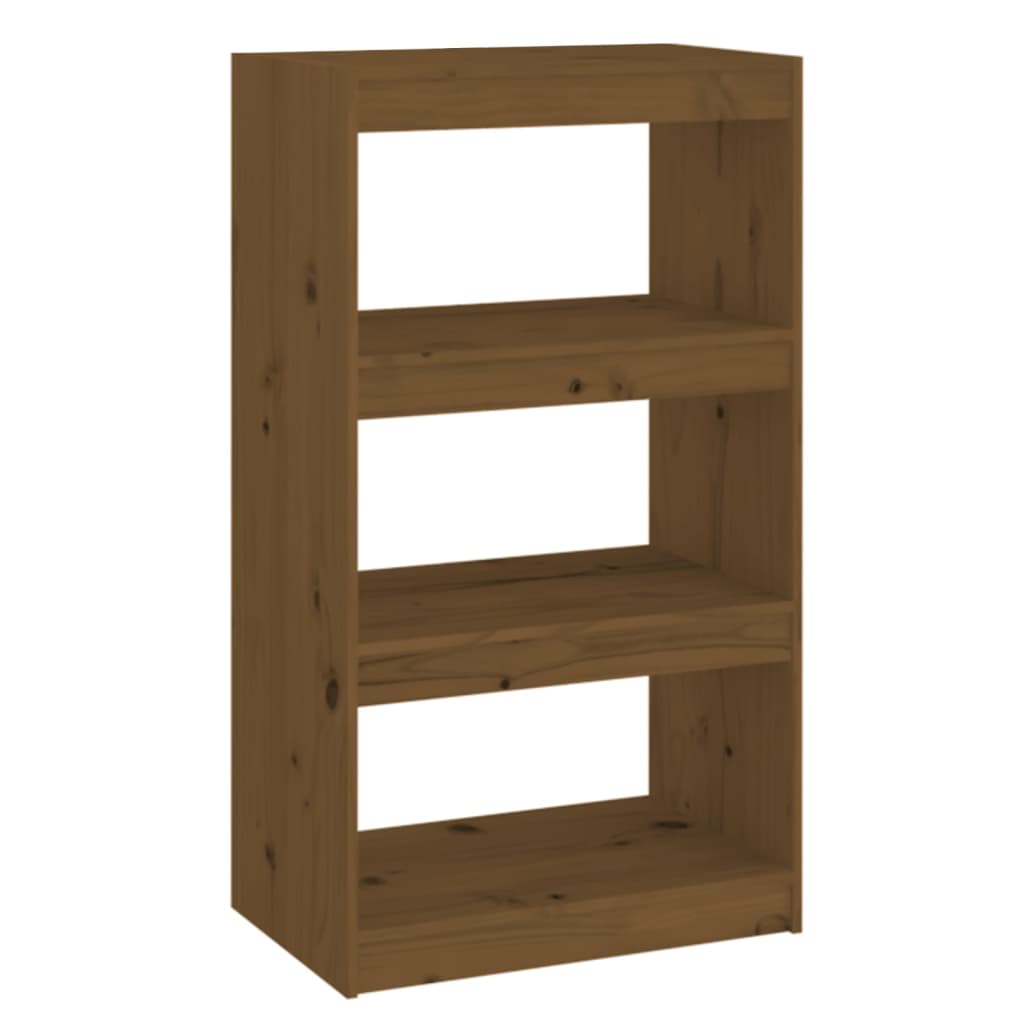 vidaXL Bibliotecă/Separator cameră, maro miere 60x30x103,5 cm lemn pin vidaXL Bibliotecă/Separator cameră, maro miere 60x30x103,5 cm lemn pin