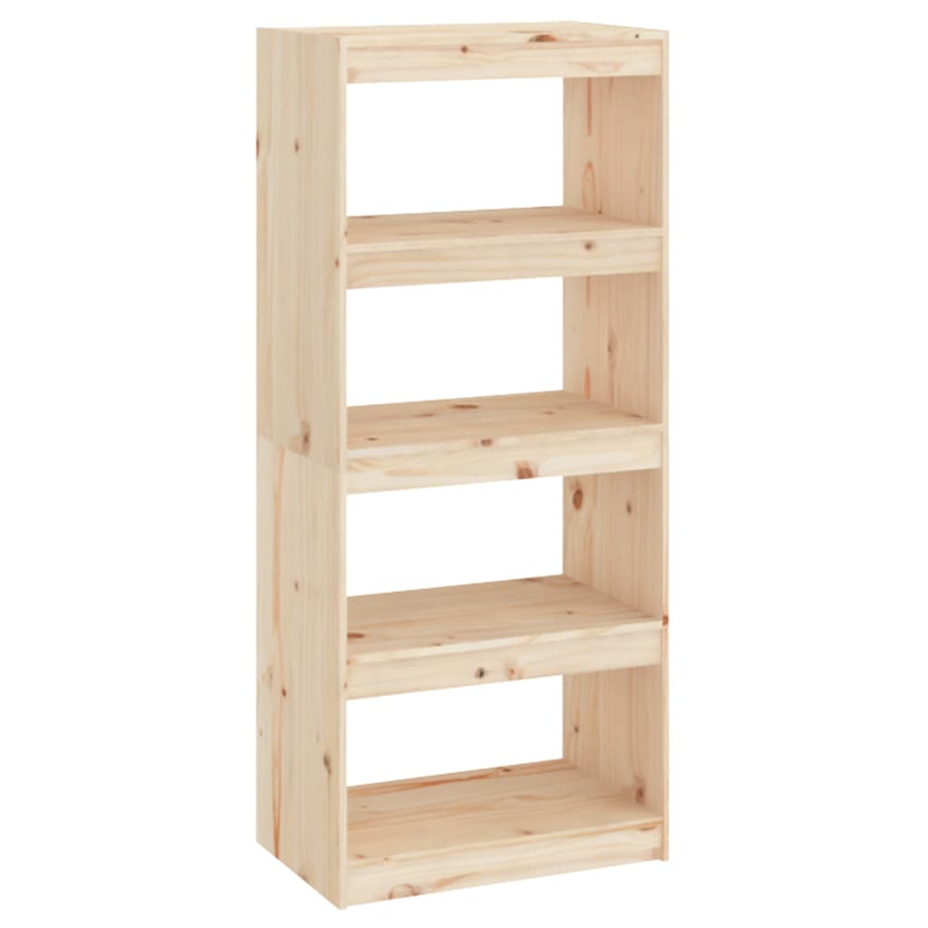 vidaXL Bibliotecă/Separator cameră, 60x30x135,5 cm, lemn masiv de pin vidaXL Bibliotecă/Separator cameră, 60x30x135,5 cm, lemn masiv de pin