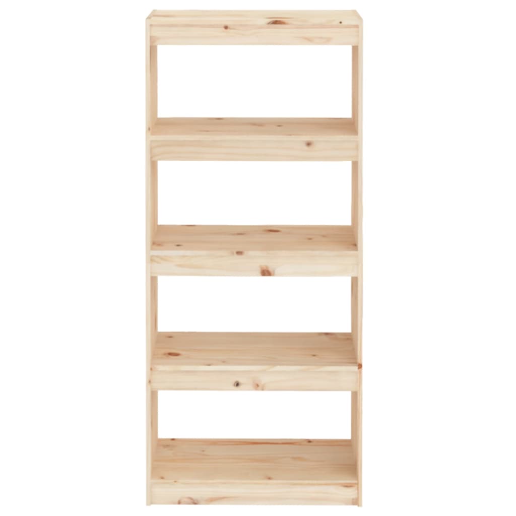 vidaXL Bibliotecă/Separator cameră, 60x30x135,5 cm, lemn masiv de pin vidaXL Bibliotecă/Separator cameră, 60x30x135,5 cm, lemn masiv de pin