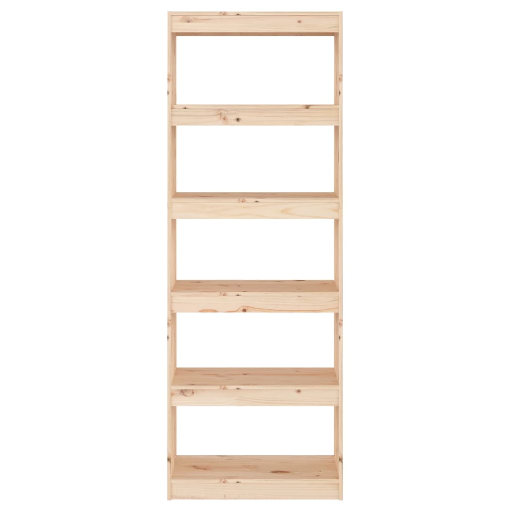 vidaXL Bibliotecă/Separator cameră, 60x30x167,5 cm, lemn masiv pin vidaXL Bibliotecă/Separator cameră, 60x30x167,5 cm, lemn masiv pin