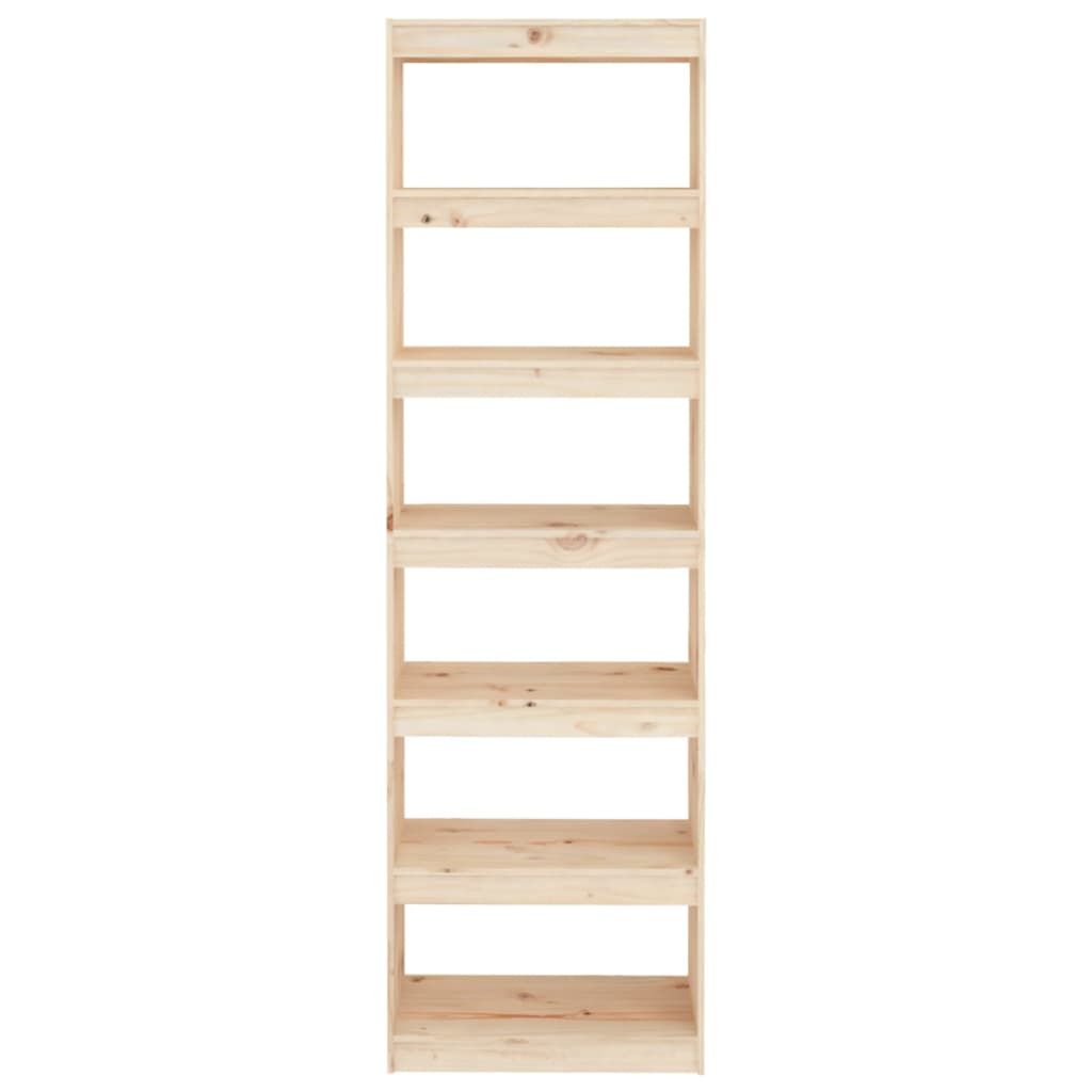 vidaXL Bibliotecă/Separator cameră, 60x30x199,5 cm, lemn masiv de pin vidaXL Bibliotecă/Separator cameră, 60x30x199,5 cm, lemn masiv de pin