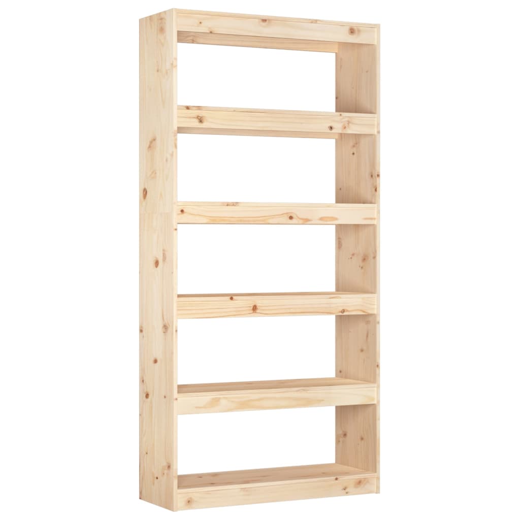vidaXL Bibliotecă/Separator cameră, 80x30x167,4 cm lemn masiv pin