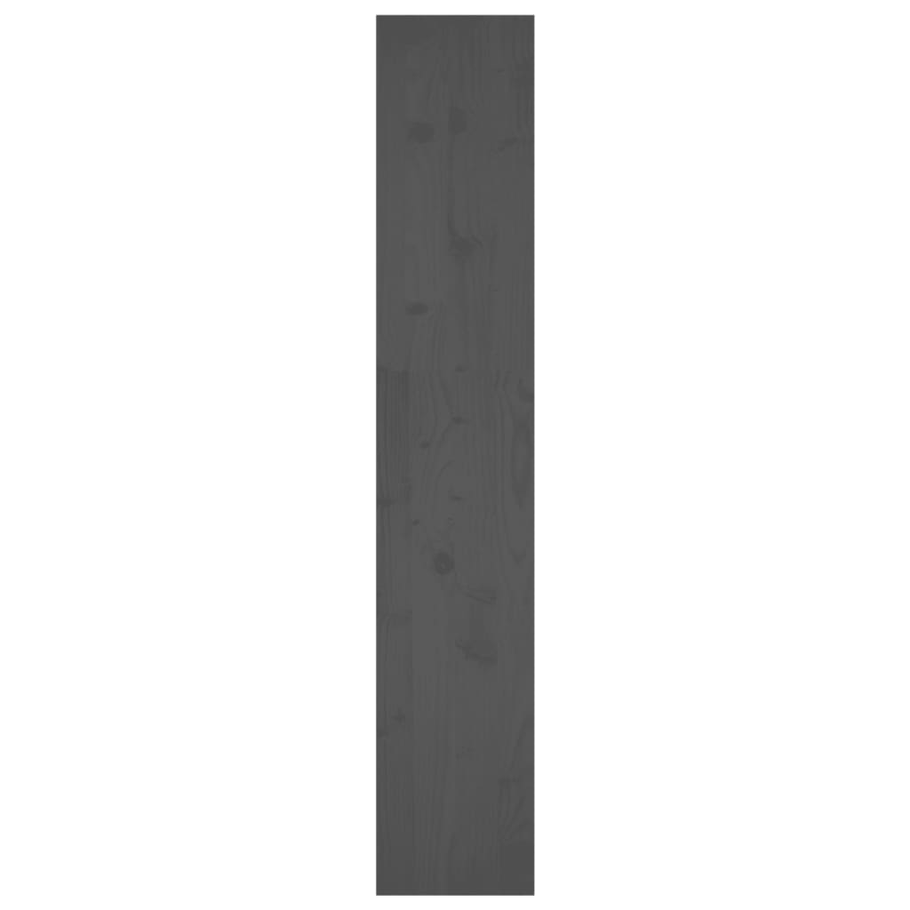 vidaXL Bibliotecă/Separator cameră, gri, 80x30x167,4 cm lemn masiv pin vidaXL Bibliotecă/Separator cameră, gri, 80x30x167,4 cm lemn masiv pin