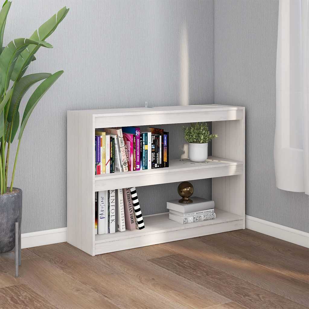 vidaXL Bibliotecă/Separator cameră, 100x30x71,5 cm, lemn de pin vidaXL Bibliotecă/Separator cameră, 100x30x71,5 cm, lemn de pin