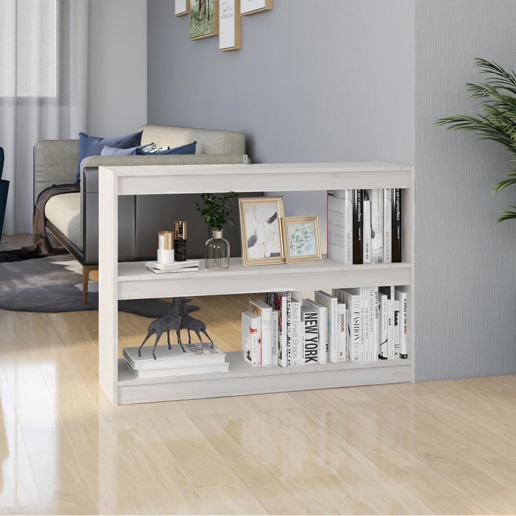 vidaXL Bibliotecă/Separator cameră, 100x30x71,5 cm, lemn de pin vidaXL Bibliotecă/Separator cameră, 100x30x71,5 cm, lemn de pin