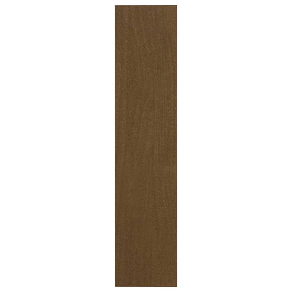vidaXL Bibliotecă/Separator cameră maro miere 100x30x135,5 cm lemn pin