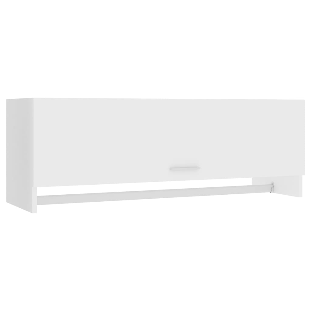 vidaXL Șifonier, alb, 100x32,5x35 cm, PAL vidaXL Șifonier, alb, 100x32,5x35 cm, PAL