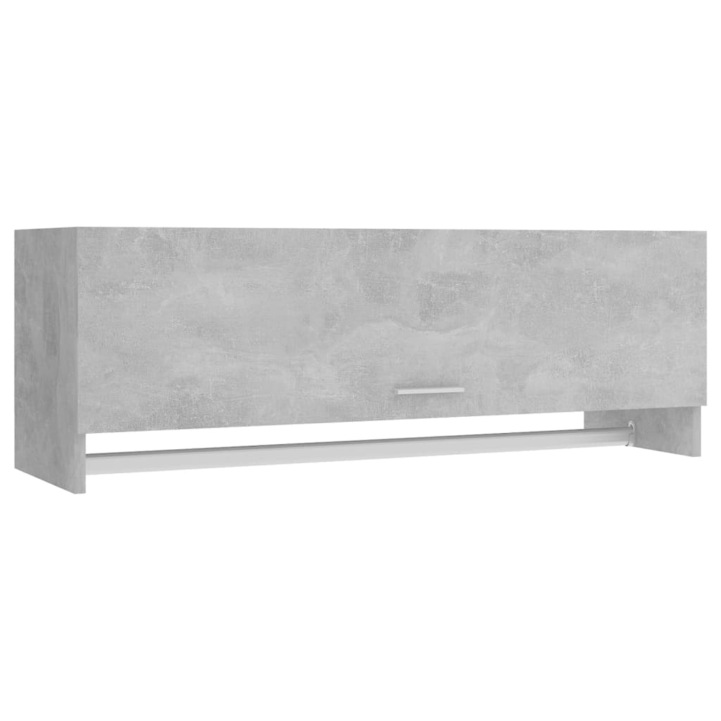 vidaXL Șifonier, gri beton, 100x32,5x35 cm, PAL