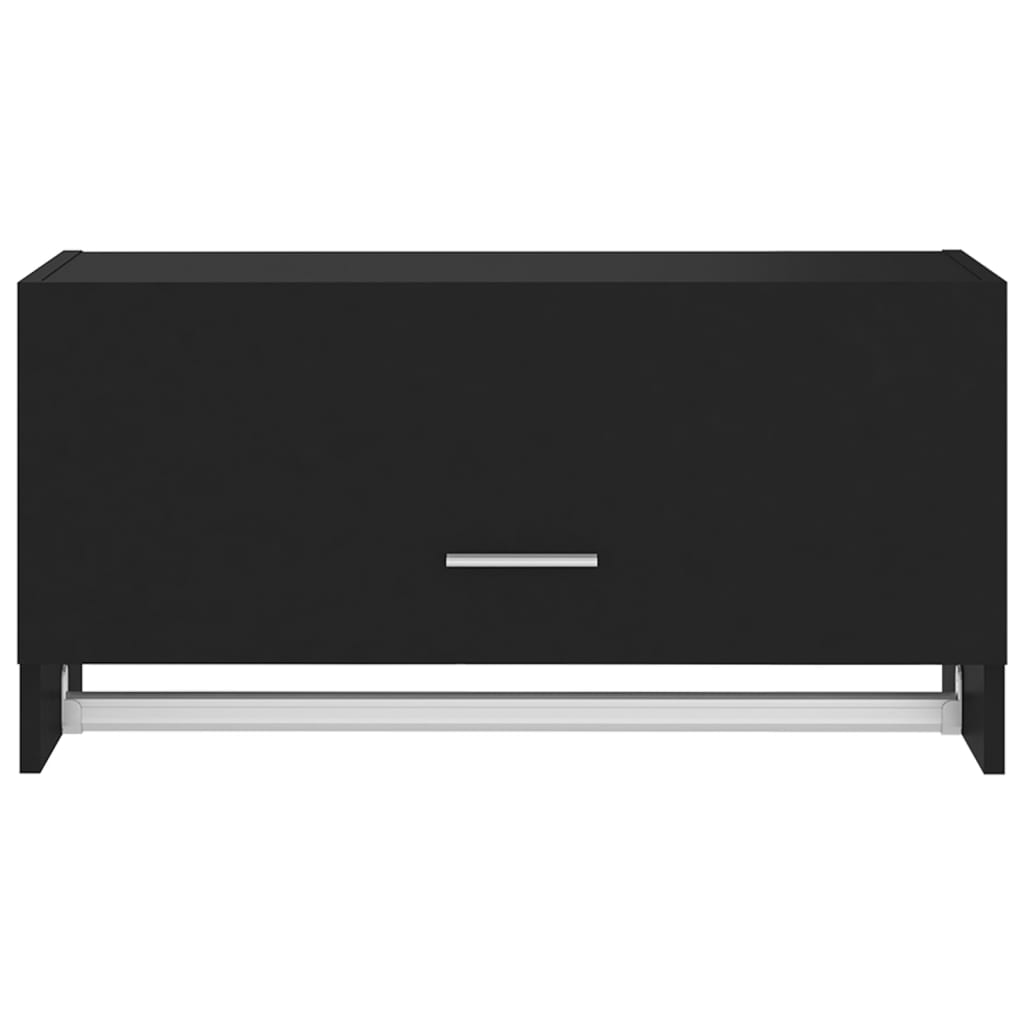 vidaXL Șifonier, negru, 70x32,5x35 cm, PAL vidaXL Șifonier, negru, 70x32,5x35 cm, PAL