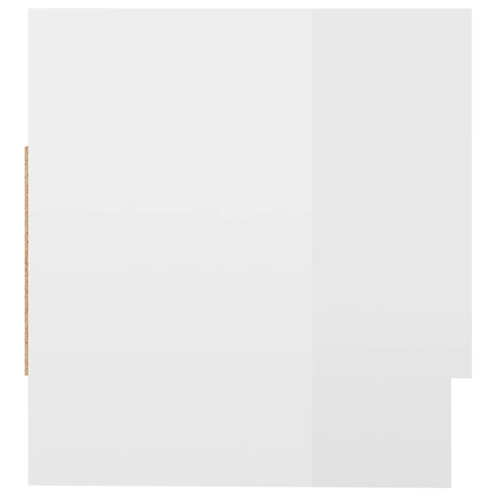 vidaXL Șifonier, alb extralucios, 70x32,5x35 cm, PAL vidaXL Șifonier, alb extralucios, 70x32,5x35 cm, PAL