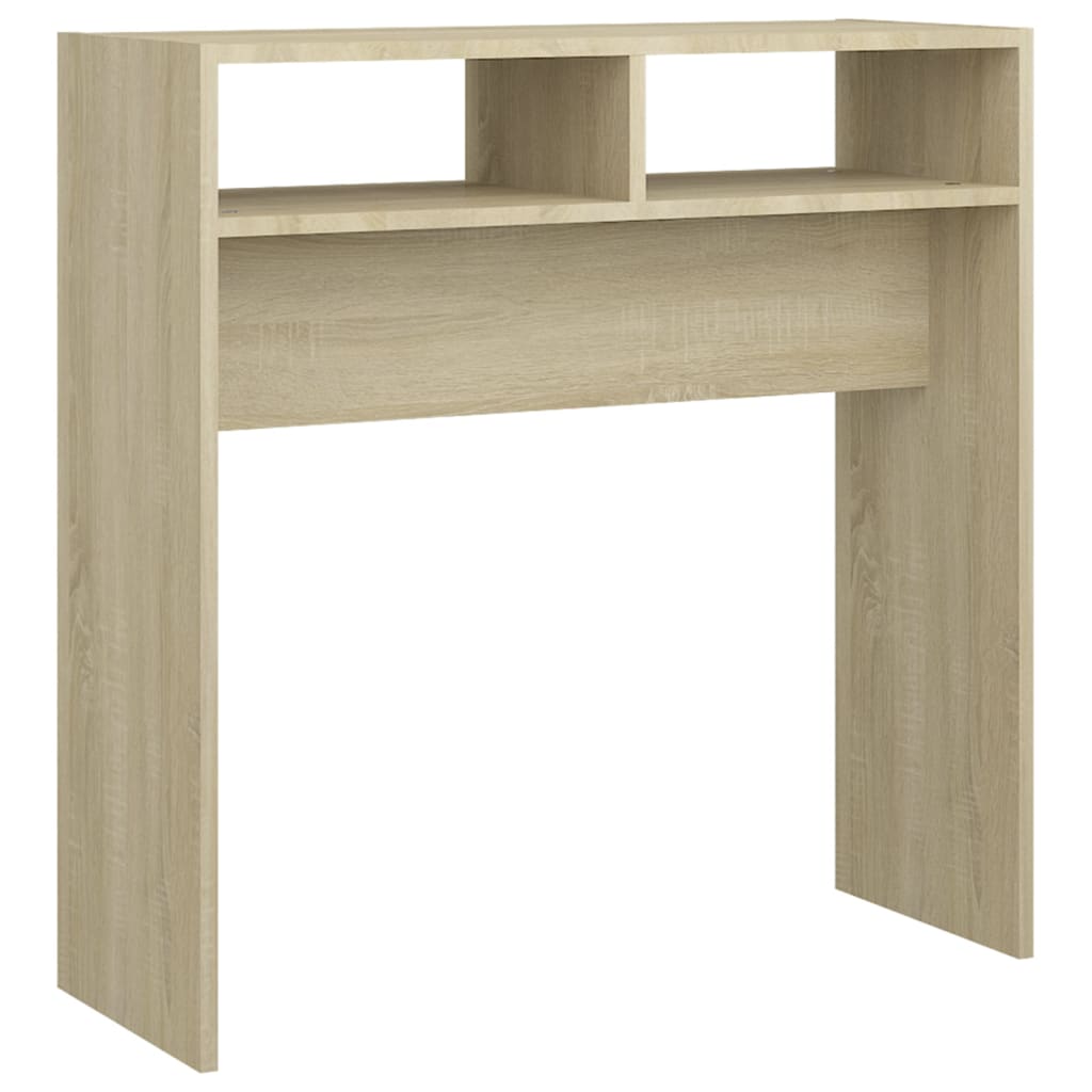 vidaXL Masă consolă, stejar sonoma, 78x30x80 cm, PAL vidaXL Masă consolă, stejar sonoma, 78x30x80 cm, PAL