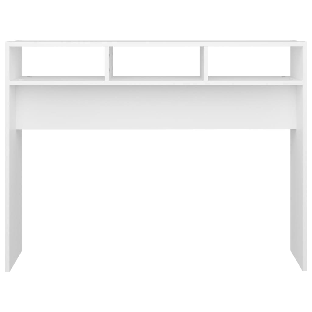 vidaXL Masă consolă, alb, 105x30x80 cm, PAL vidaXL Masă consolă, alb, 105x30x80 cm, PAL