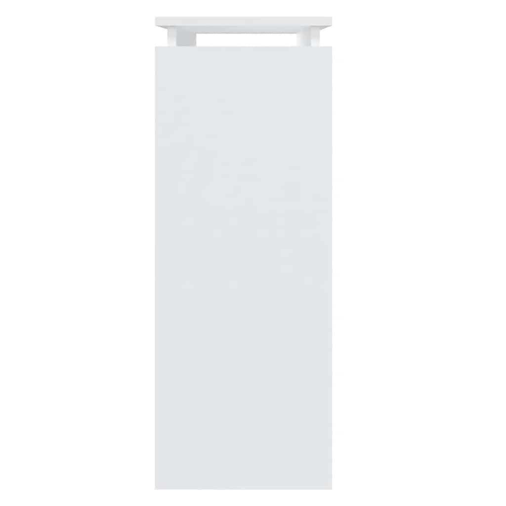 vidaXL Masă consolă, alb, 80x30x80 cm, PAL vidaXL Masă consolă, alb, 80x30x80 cm, PAL