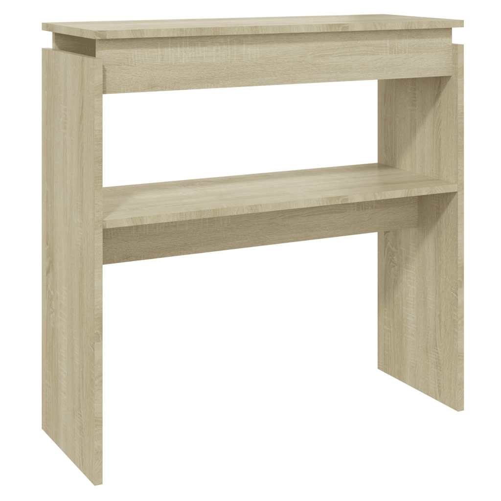 vidaXL Masă consolă, stejar sonoma, 80x30x80 cm, PAL vidaXL Masă consolă, stejar sonoma, 80x30x80 cm, PAL