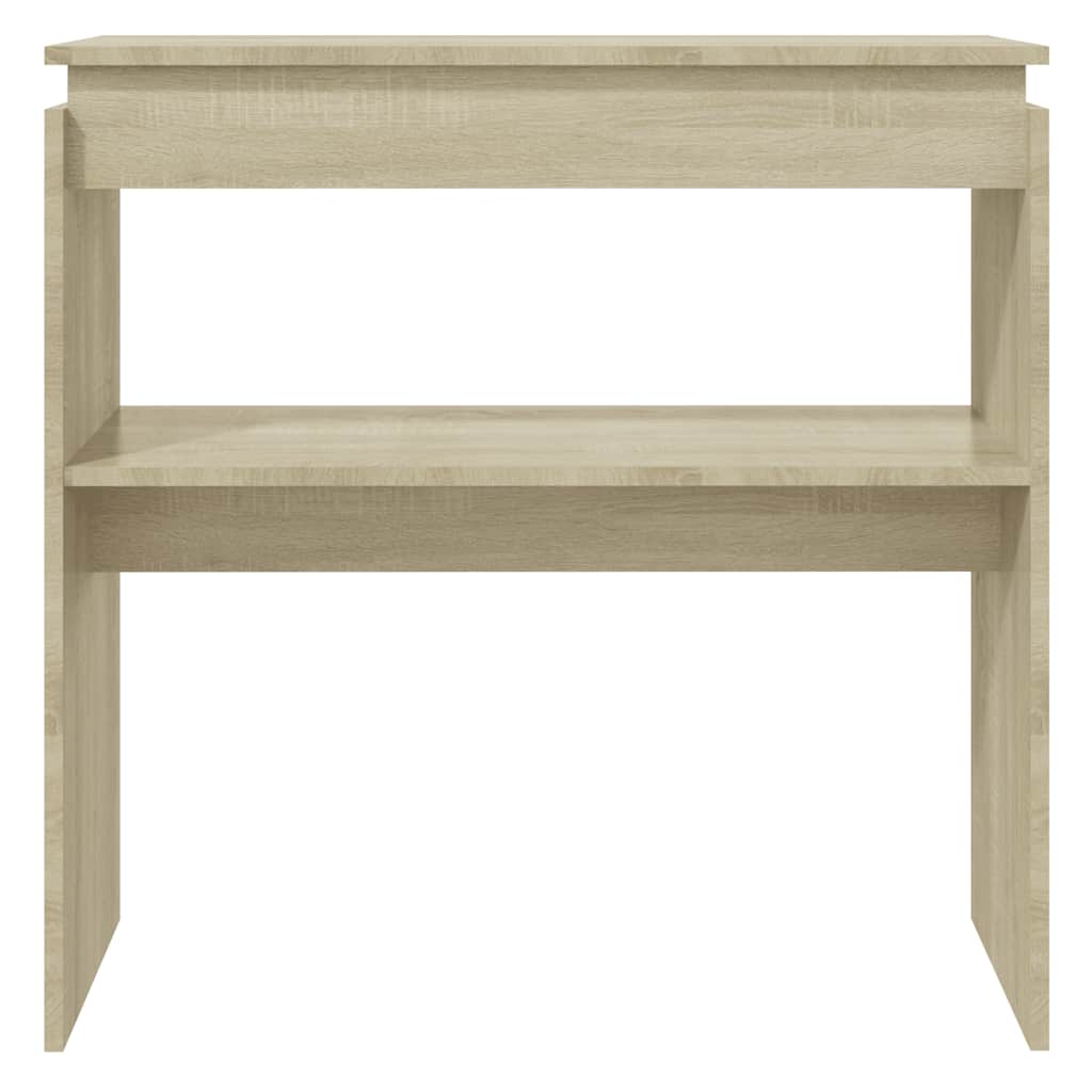 vidaXL Masă consolă, stejar sonoma, 80x30x80 cm, PAL vidaXL Masă consolă, stejar sonoma, 80x30x80 cm, PAL